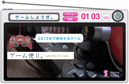 2012年で期待するゲーム