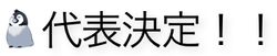 代表決定！！